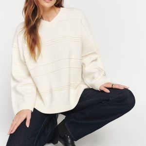 Reformation Oversized Sweater- Ivory/Cream